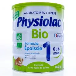 PHYSIOLAC Bio formule épaissie Lait infantile 1er âge 800g