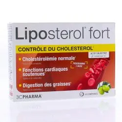 3CPharma Liposterol fort - contrôle du cholestérol x30 comprimés