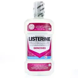 LISTERINE Bain de bouche traitement professionnel gencives menthe fraiche 500ml