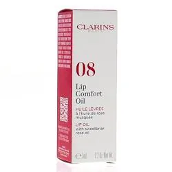 CLARINS Lip comfort oil - Huile à lèvres 7ml 08 - strawberry