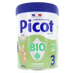 PICOT Bio Lait de Croissance 3ème âge 800g