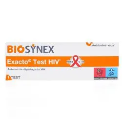 EXACTO Test HIV autotest de dépistage Boite 1 test