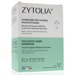 LABORATOIRE CCD Zytolia Syndrome des ovaires Polykystiques x 60 sticks