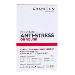 GRANIONS Anti Stress Or Rouge 15 comprimés