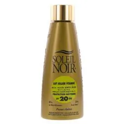SOLEIL NOIR Lait solaire vitaminé SPF20 Flacon 150ml