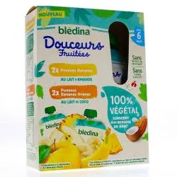 BLEDINA Douceurs fruités - gourdes dès 6 mois 90gx4