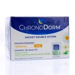 BIOCODEX ChronoDorm - Tisane endormissement Sachet double action x20 sachets