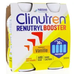 CLINUTREN Renutryl Booster saveur vanille 4x300ml
