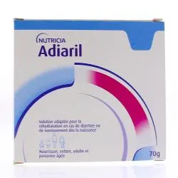 NUTRICIA Adiaril - solution de réhydratation pour bébé x10 sachets 70g