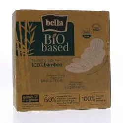BELLA Bio Based Serviettes hygéniques bambou ultra long x8