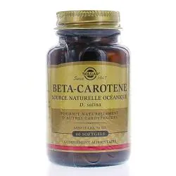 SOLGAR beta-carotene x60 softgel