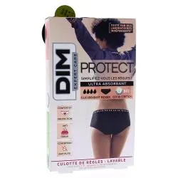 DIM Protect - Boxer ultra absorbant noir flux abondant 36/38