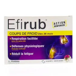3C PHARMA Efirub - Boite de 16 sachets