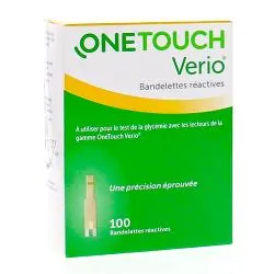ONETOUCH Verio - Bandelettes réactives x100