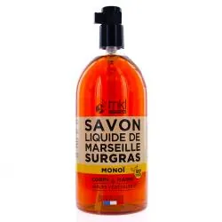 MKL Savon Liquide de Marseille Surgras au Monoï 1L