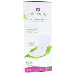 ORGANYC Protège slip extra long x20