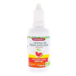 SUPERDIET Pépins de pamplemousse Bio 100mL 50ml