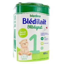 BLEDINA Bledilait - Blédigest lait 1er âge 820g