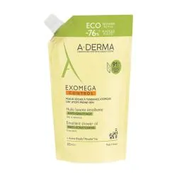A-DERMA Exomega Control - Huile lavante émolliente eco-recharge 500ml