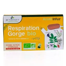 LES 3 CHENES Arom’Infuz Respiration Gorge Tisane bio x20 sachets