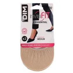 DIM Invisifit - Protège pieds x2 paires taille 39/42