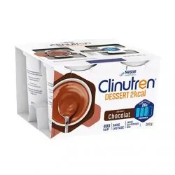CLINUTREN Dessert 2kcal saveur Chocolat 4x200g