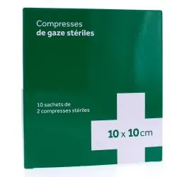 3M Compresse - Gaze Stérile 10x10 cm 10x2