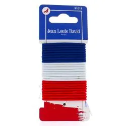 JEAN LOUIS DAVID Elastique Fins Bleu, Blanc, Rouge