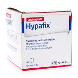 LEUKOPLAST Hypafix - Bande adhésive non tissé 5cm x 5m