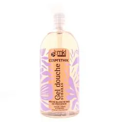 MKL Cosm'Ethik Gel Douche Surgras Pêche Blanche bio de Provence 1L