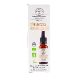 ELIXIRS & CO Les fleurs de bach Dépendances Flacon 20ml