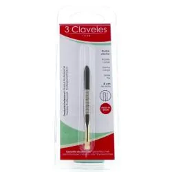 3 CLAVELES Pince à épiler large 8cm