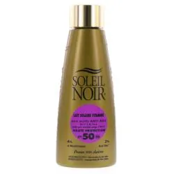 SOLEIL NOIR Lait solaire vitaminé SPF50 Flacon 150ml
