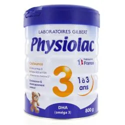 PHYSIOLAC Lait 3ème age 1 à 3 ans 800g