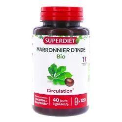 SUPERDIET Marronnier D'inde Bio 120 gélules