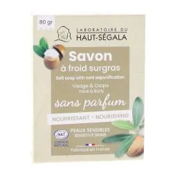 HAUT SEGALA Savon à froid surgras sans parfum 80g