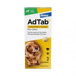 ELANCO Ad Tab Comprimés à croquer pour chiens 3 comprimés > 11 - 22kg