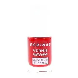 ECRINAL Ongles - Vernis Silicium + Tea Tree 5 ml rouge passion