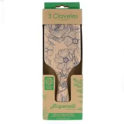 3 CLAVELES Brosse en bois Acquerelli 24.5cm