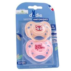 DODIE Sucettes Anatomiques +6 mois renard