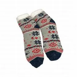 SANOSOIN Chaussettes Bien-être Aloe Vera grise et bleue 35/40