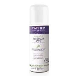 CATTIER Brume Active déodorant spray bio 100ml
