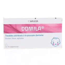 DOMILIA Suppositoires Poussée Dentaire BéBé x6 WELEDA
