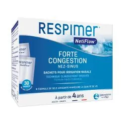 RESPIMER Sachets pour irrigation nasale 30 sachets