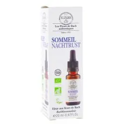 ELIXIRS & CO Fleur de Bach composition Sommeil bio 20ml