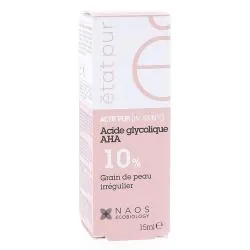ETAT PUR Actif pur - Acide Glycolique AHA 10% flacon 15ml