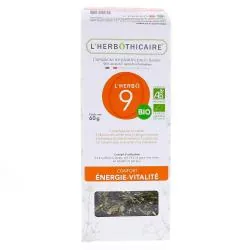 L'HERBOTHICAIRE Complexe de plantes pour tisane N°9 Energie et vitalité 60g