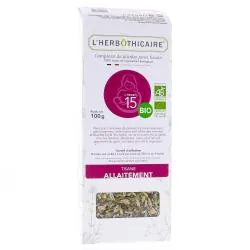 L'HERBOTHICAIRE Complexe de plantes pour tisane N°15 Allaitement 100g