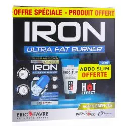 ERIC FAVRE Iron fat burner x120 comprimés + gel abdo Slim 150ml offert