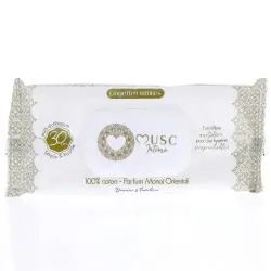 MUSC INTIME La Rayonnante - Lingettes intimes parfum Monoï Oriental x30